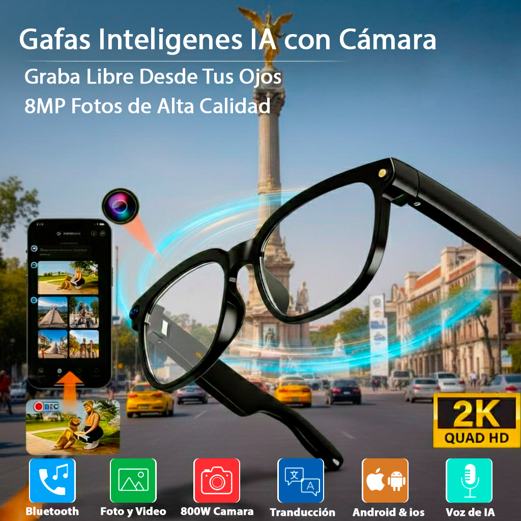LumiLens AI - Lentes Inteligentes con Cámara y IA